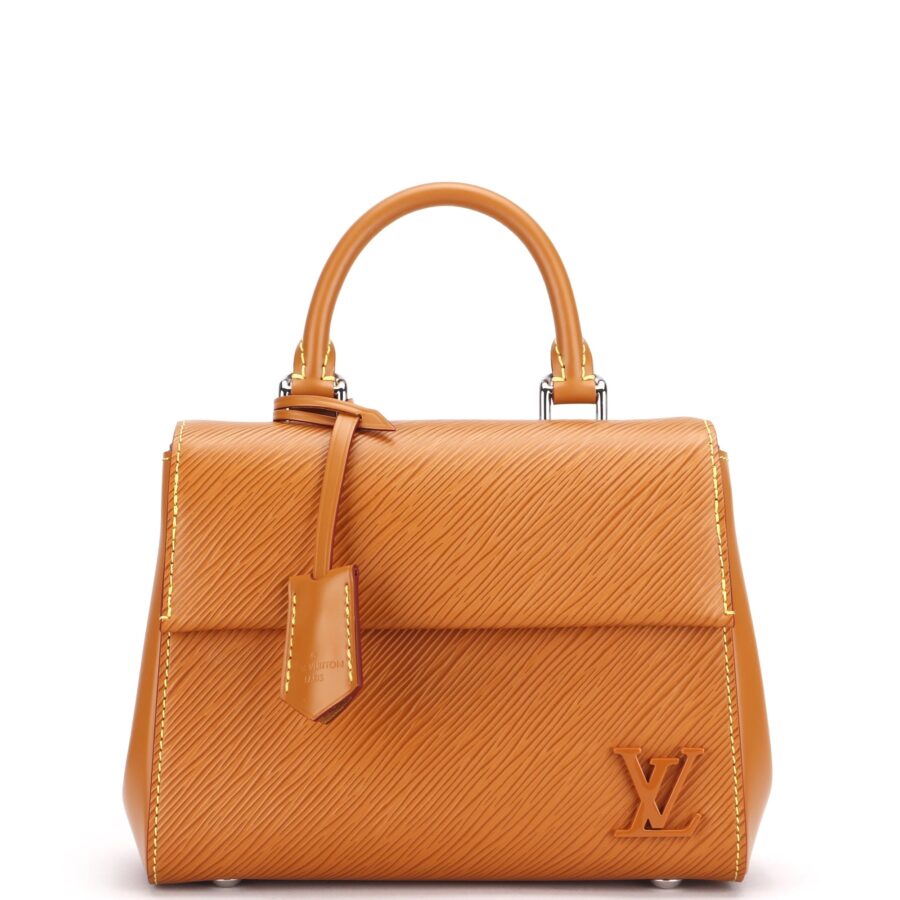 LOUIS VUITTON CLUNY MINI, GOLD MIEL EPI LEATHER, WITH STRAP, DUST COVER & BOX Handbag | Studio Nafay