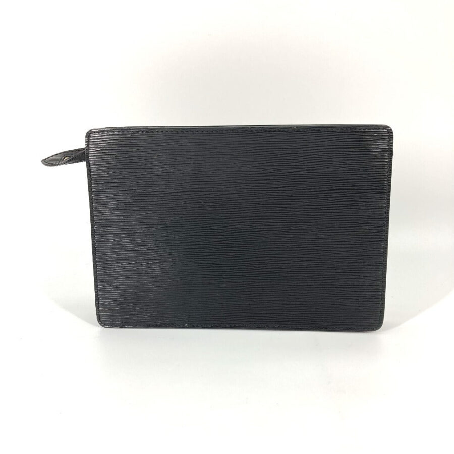 LOUIS VUITTON business bag Epi Leather black Epi Pochette homme | Studio Nafay