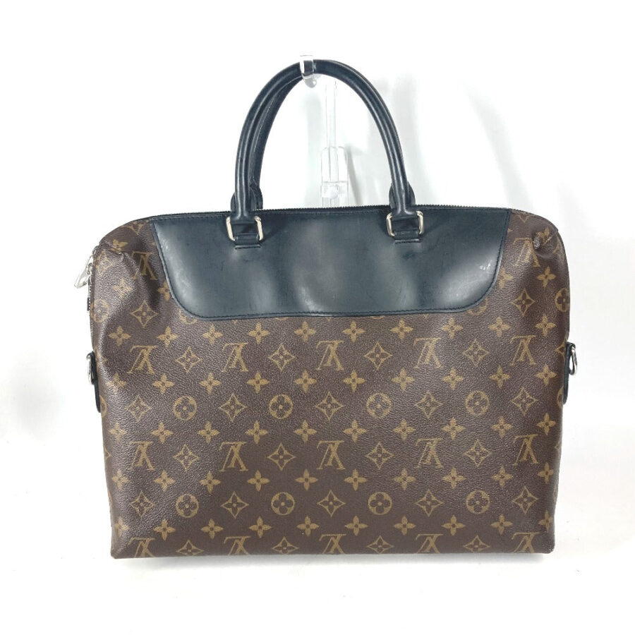LOUIS VUITTON Business bag Monogram macacer canvas Brown Monogram macacer Porto Documan Jule PDJ | Studio Nafay