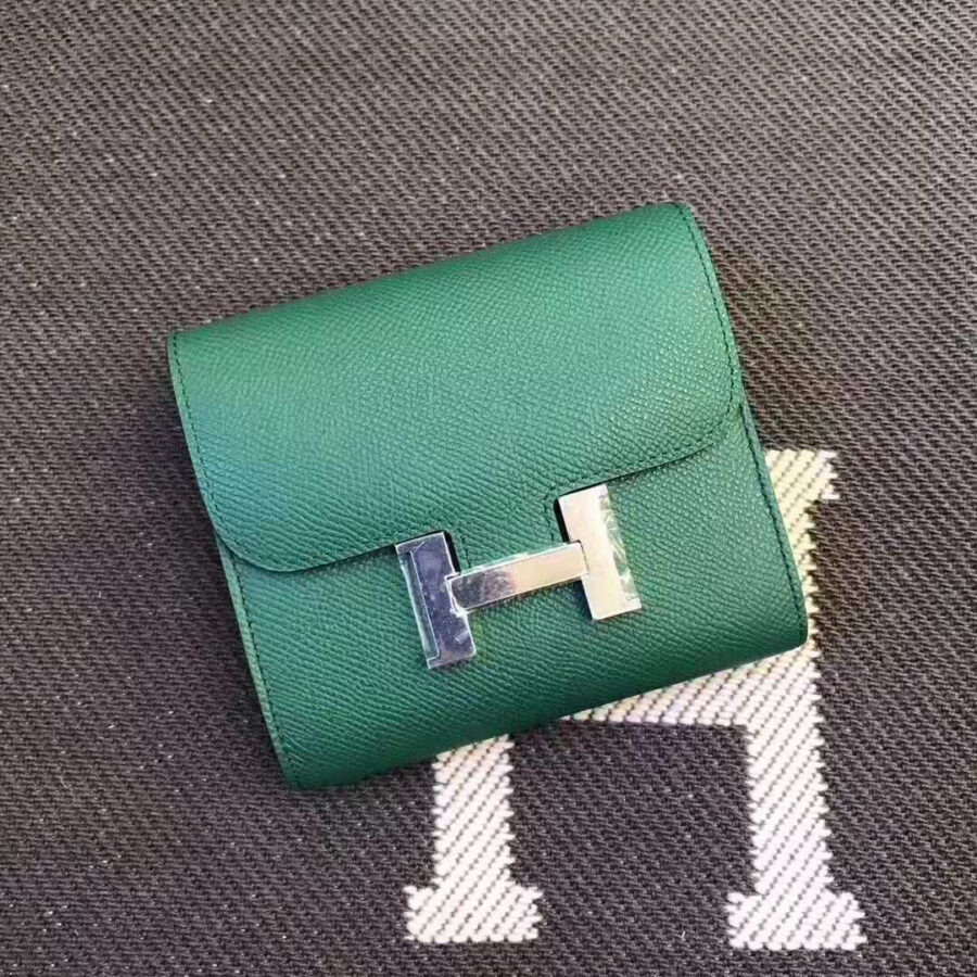 HM Constance 13 Dark Green Epsom Shw | Studio Nafay