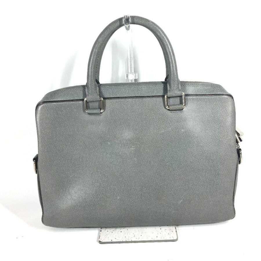 LOUIS VUITTON Business bag Taiga Leather gray Taiga Taiga Porto Document Business PDB mens | Studio Nafay