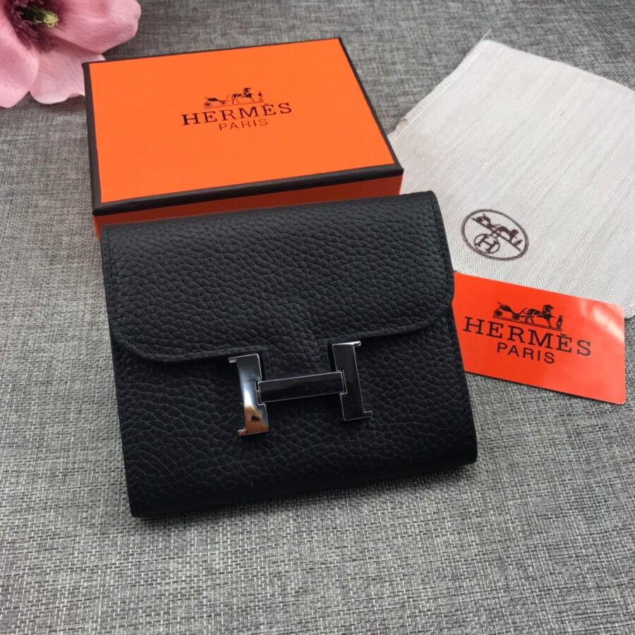 HM CONSTANCE 13 BLACK GRAINED CALFSKIN | Studio Nafay