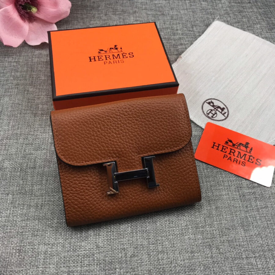 HM CONSTANCE 13 BROWN GRAINED CALFSKIN | Studio Nafay