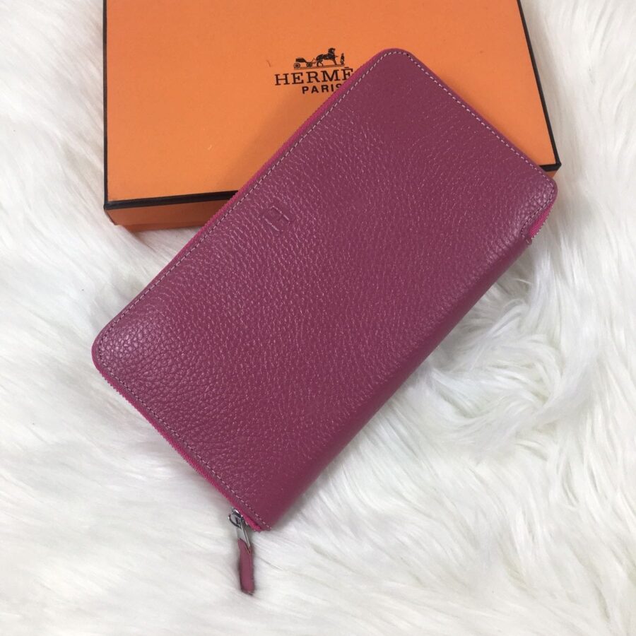 HM SILK'IN CLASSIC WALLET 20 BURGUNDY GRAINED CALFSKIN | Studio Nafay