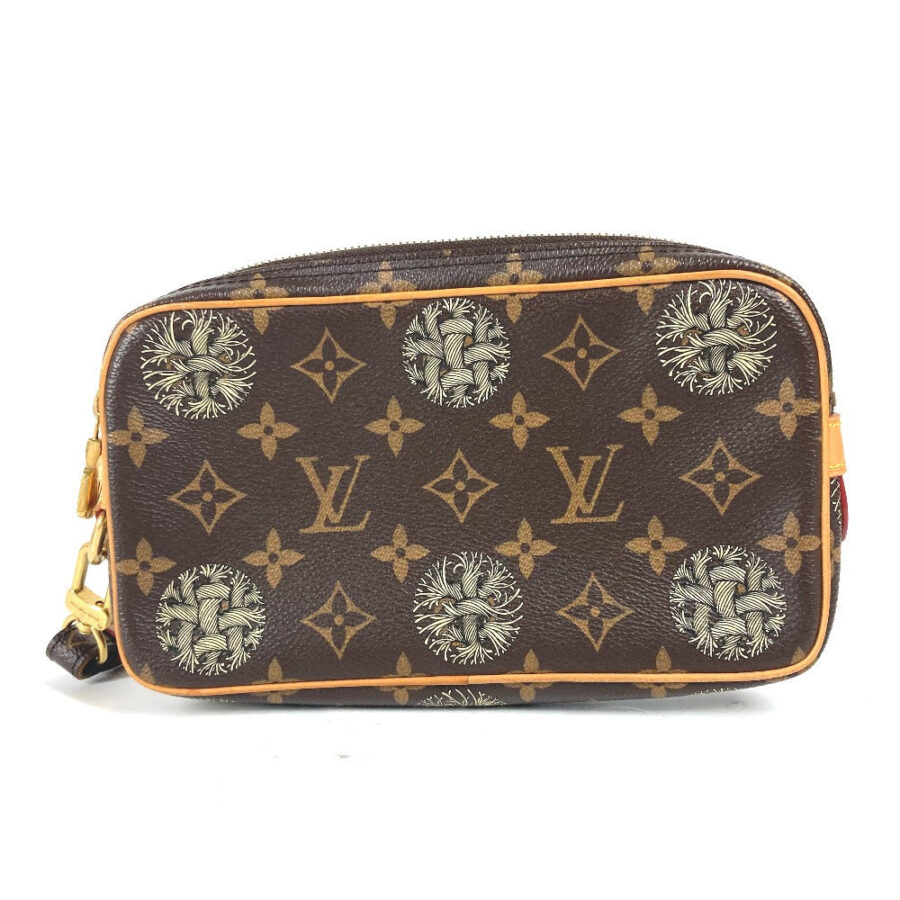 LOUIS VUITTON business bag Monogram canvas Brown Monogram Christopher Nemeth Pochette Volga | Studio Nafay