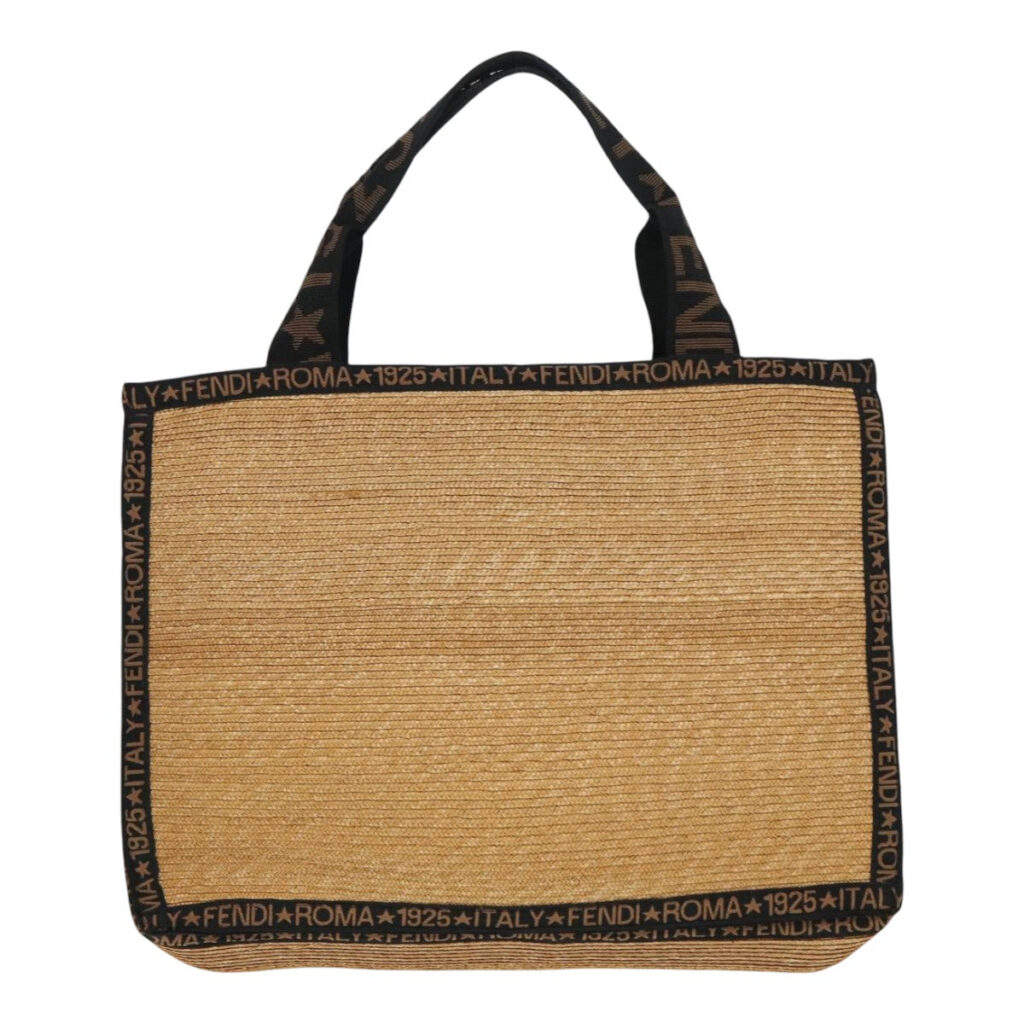 Fendi Beige Wood Tote Bag () - Product Image 2