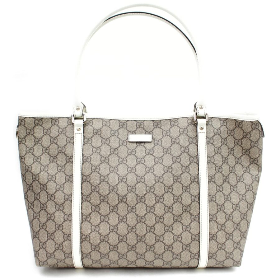 Gucci Tote Bag Gg Supreme Brown PVC (SHC1-17054) | Studio Nafay
