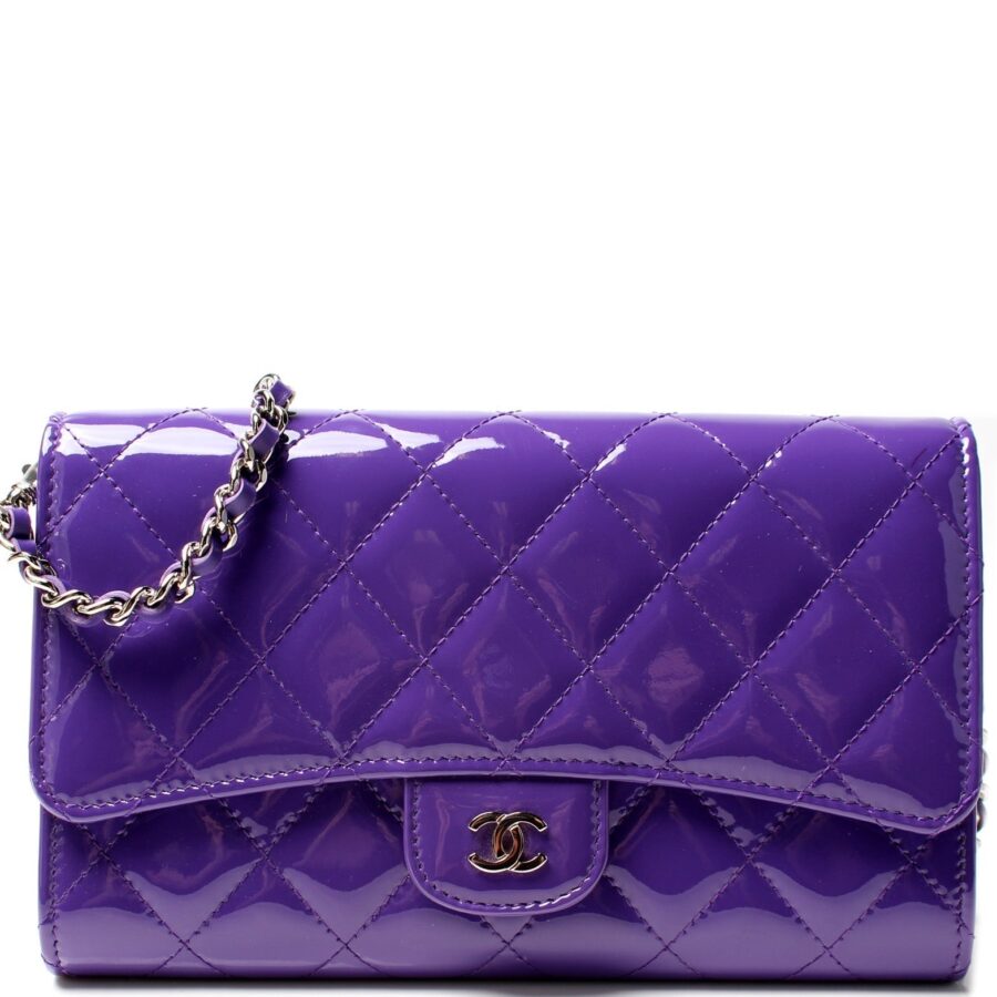 Chanel Classic Clutch W/ Chain Patent 21M | Studio Nafay