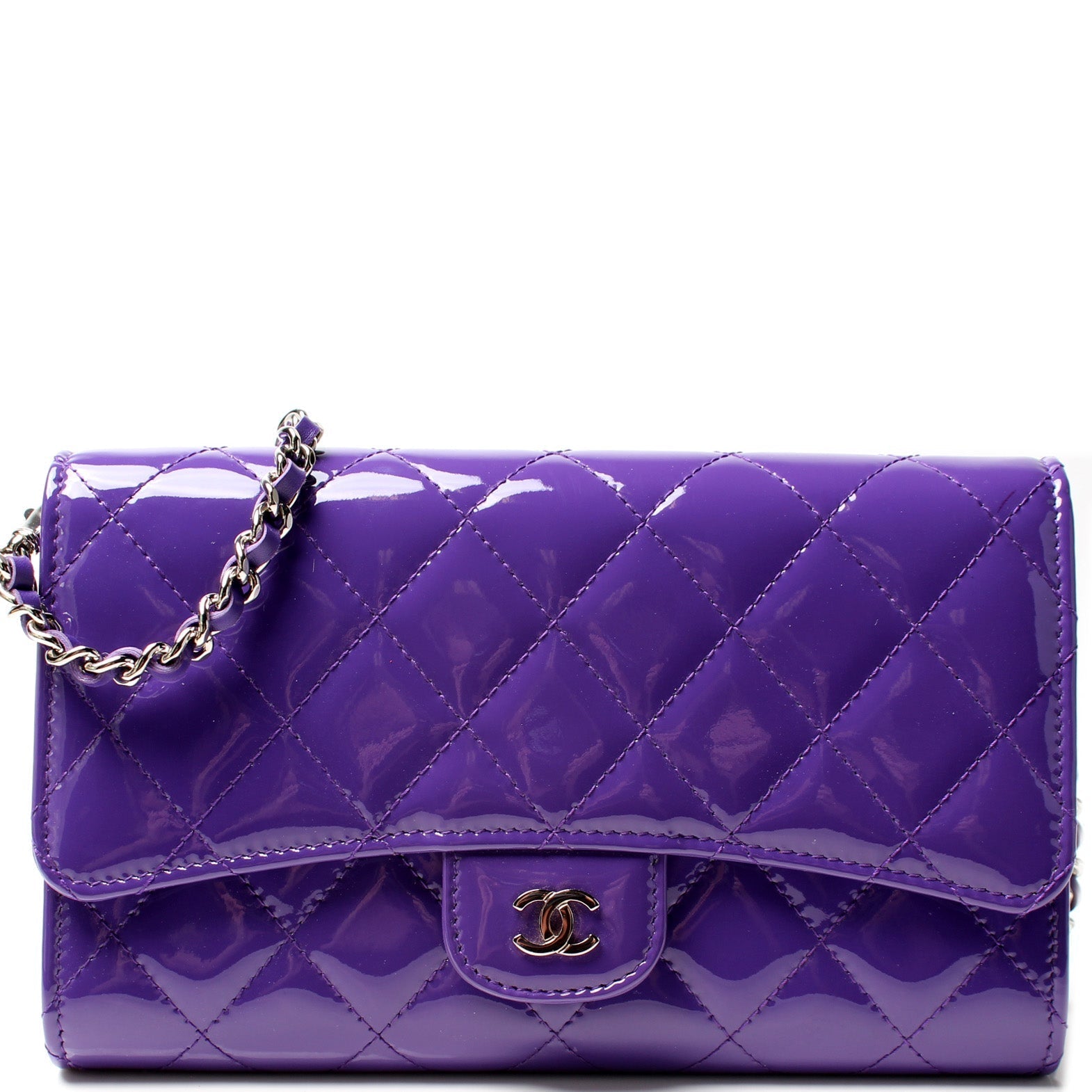 Chanel Classic Clutch W/ Chain Patent 21M | Studio Nafay