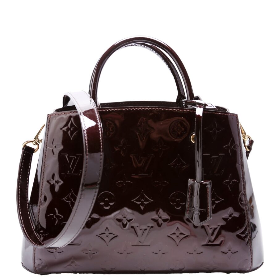 Louis Vuitton Montaigne BB Vernis Burgundy | Studio Nafay