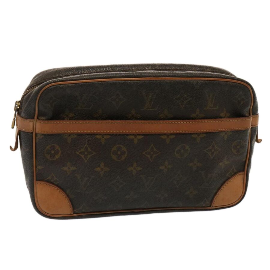 Monogram Canvas Clutch Bag with Accessories - France Made | Studio Nafay