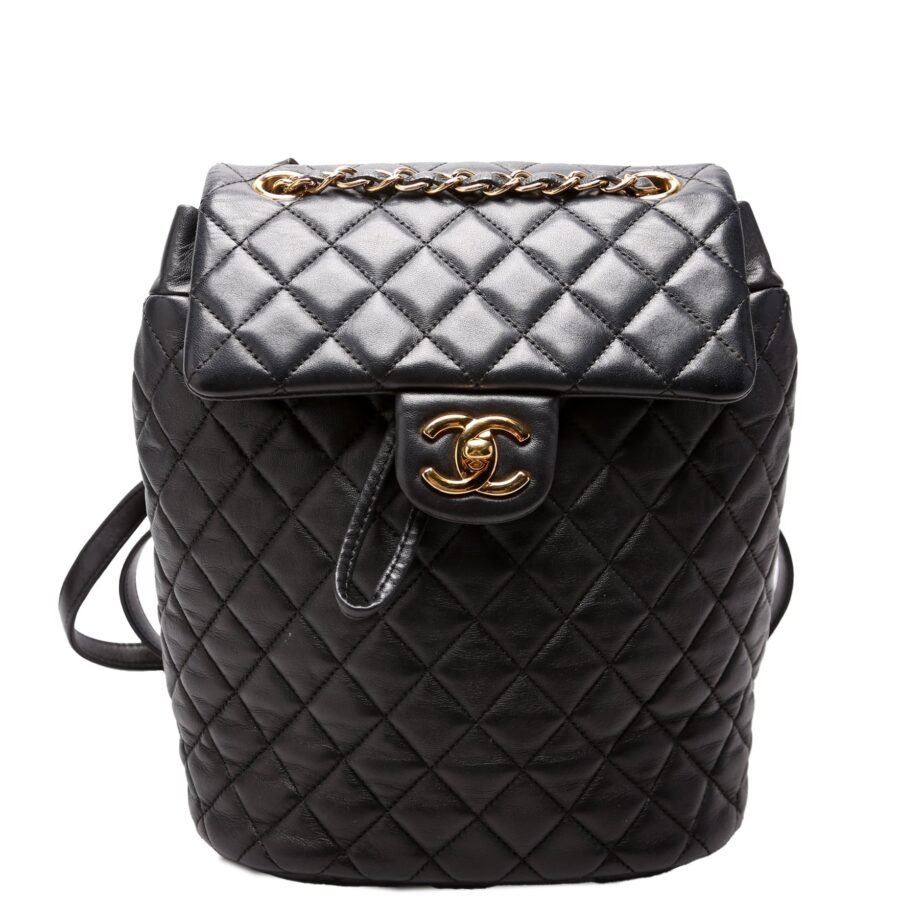 Chanel Urban Spirit Backpack Small Lambskin Black | Studio Nafay