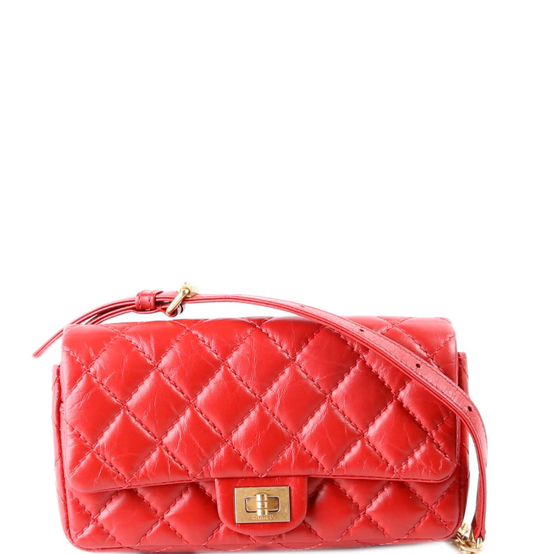 Chanel 2.55 Reissue Quilted Belt Bag 26M Red | Studio Nafay