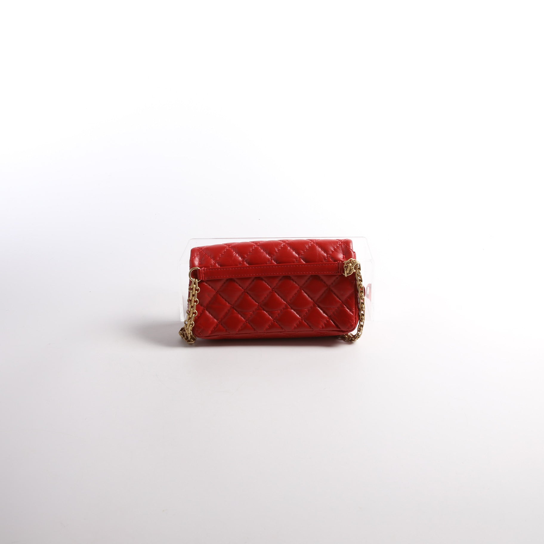 Chanel 2.55 Reissue Quilted Belt Bag 26M Red