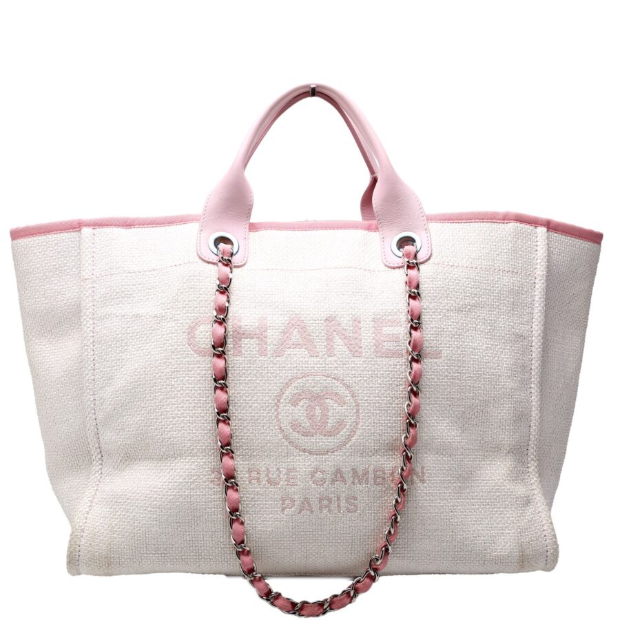 Chanel Deauville Medium Mixed Fibers 21M Pink | Studio Nafay