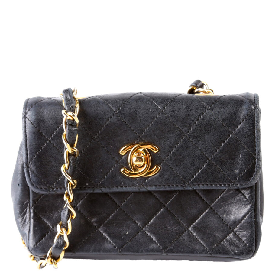 Chanel Mini Lambskin Black Shoulder Bag Style 3 | Studio Nafay