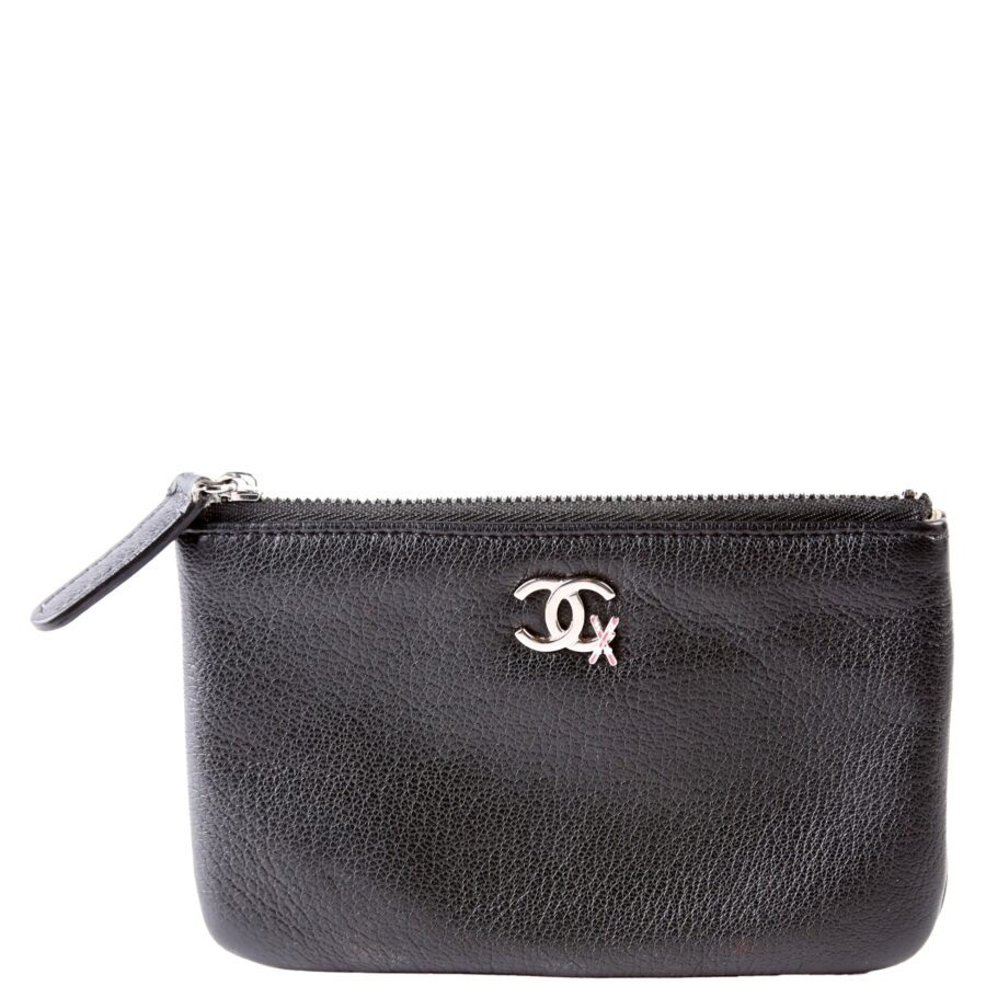 Chanel Mini O Case Lucky Ski Chevron Black | Studio Nafay