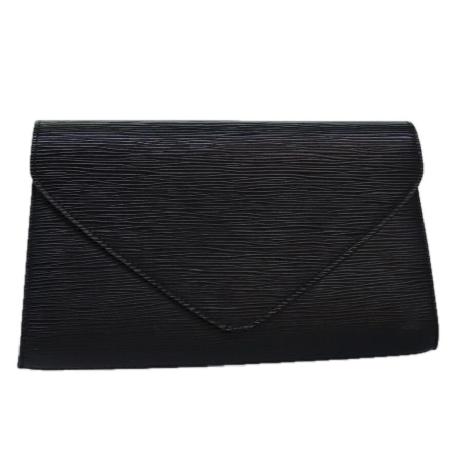 Louis Vuitton Pochette Clutch Bag in Black Epi Leather | Studio Nafay