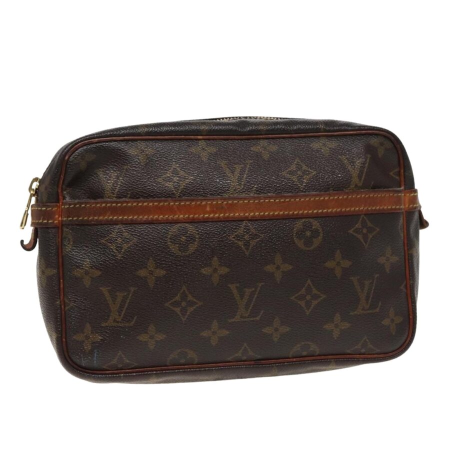 Monogram Canvas Clutch Bag with Storage Smell | Studio Nafay