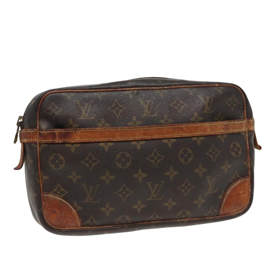Monogram Canvas Clutch Bag with Iconic Design | Studio Nafay