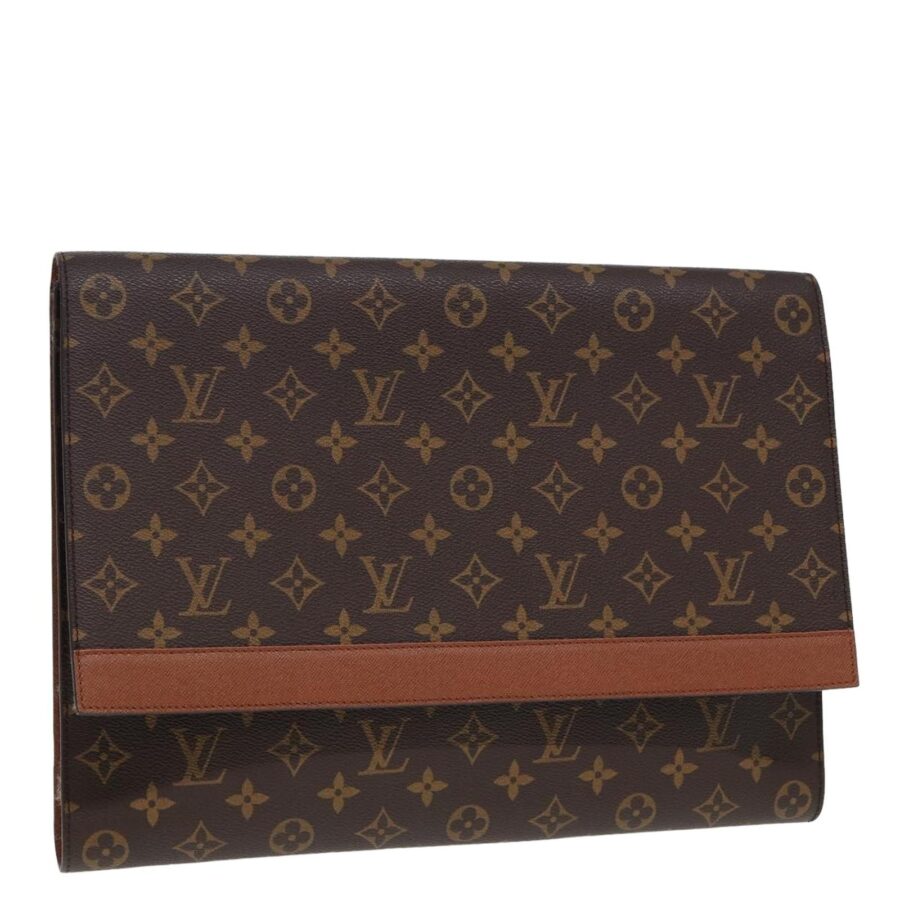 Monogram Canvas Porte Envelope Clutch Bag | Studio Nafay