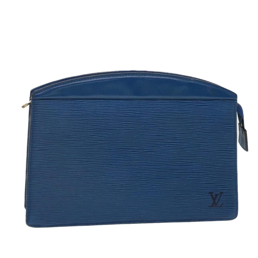 Epi Trousse Crete Clutch Bag - Blue - Long Wallet | Studio Nafay