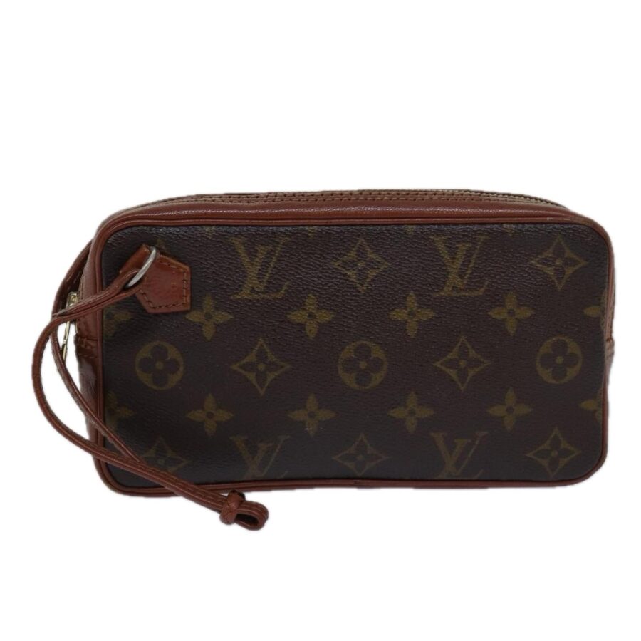 Monogram Canvas Posh Sports Clutch Bag | Studio Nafay