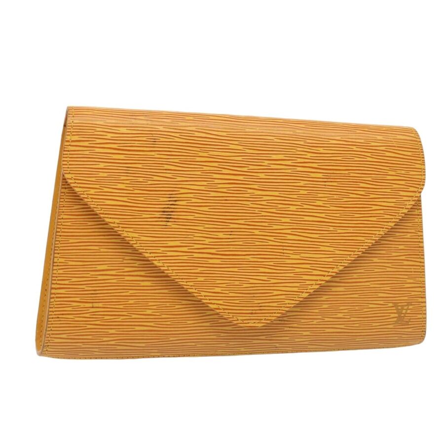 Epi Art Deco Clutch Bag with Button Closure | Studio Nafay