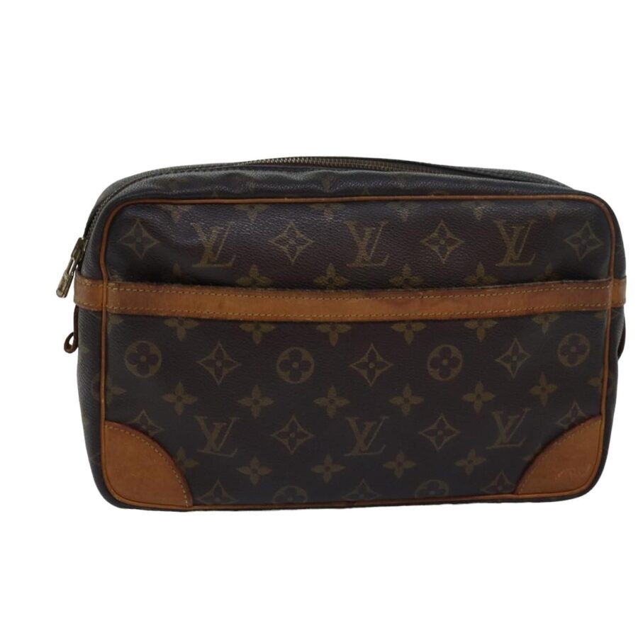 Monogram Canvas Clutch Bag | Studio Nafay