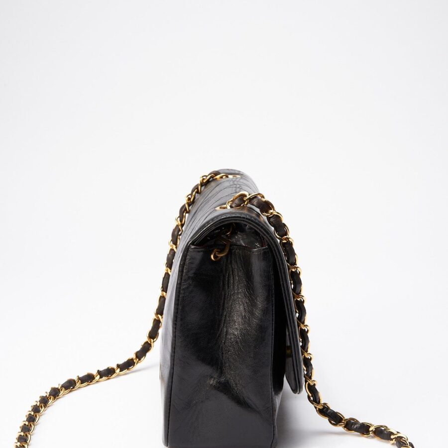 Chanel Classic Flap Lambskin Black Crossbody Bag 2 | Studio Nafay