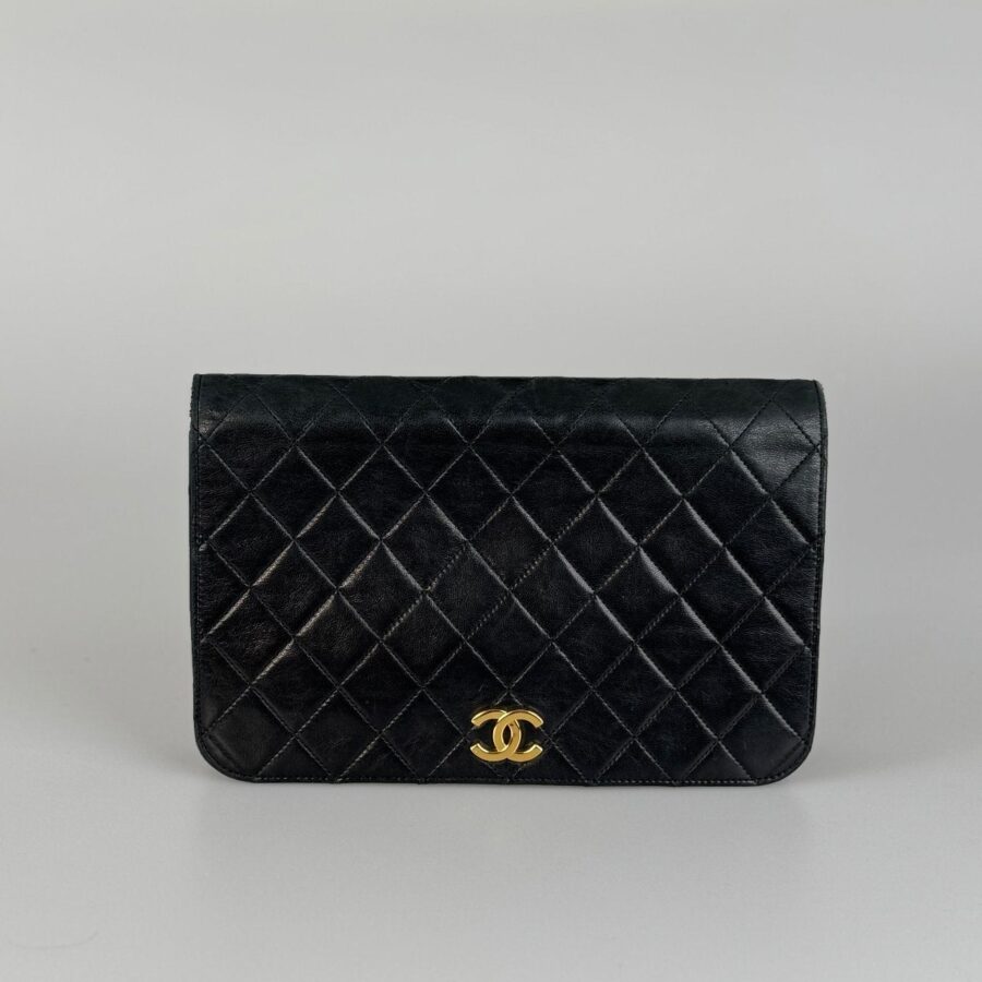Chanel Lambskin Black Shoulder Bag 4 | Studio Nafay