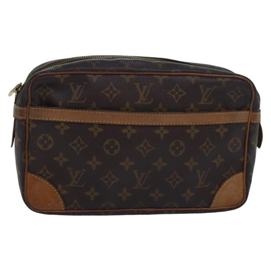 Monogram Canvas Clutch Bag | Studio Nafay