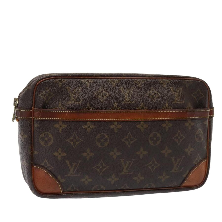 Monogram Canvas Clutch Bag with French Craftsmanship | Studio Nafay