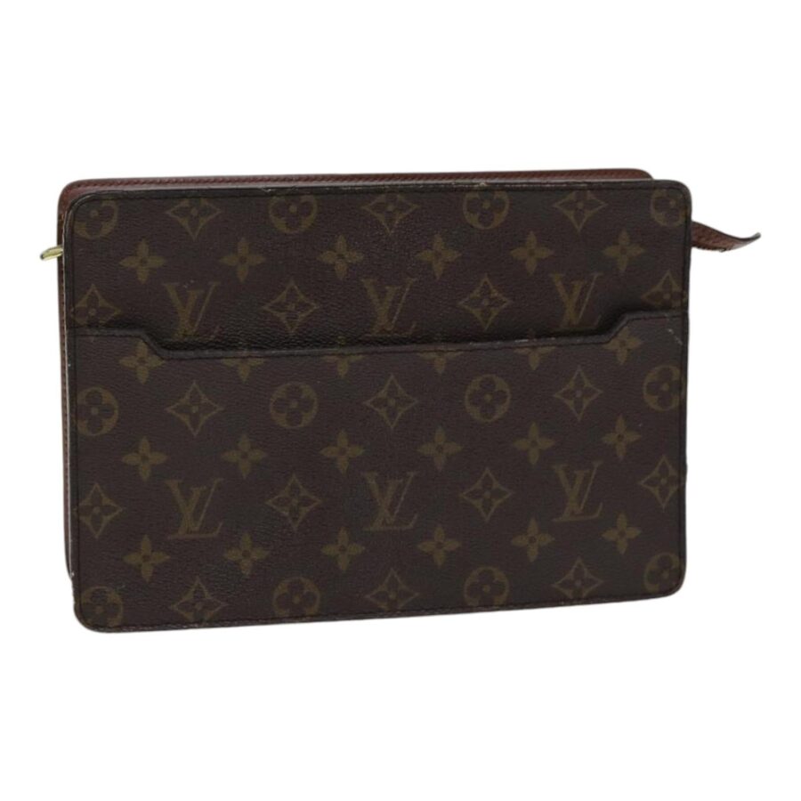 Monogram Canvas Pochette Homme Clutch Bag | Studio Nafay