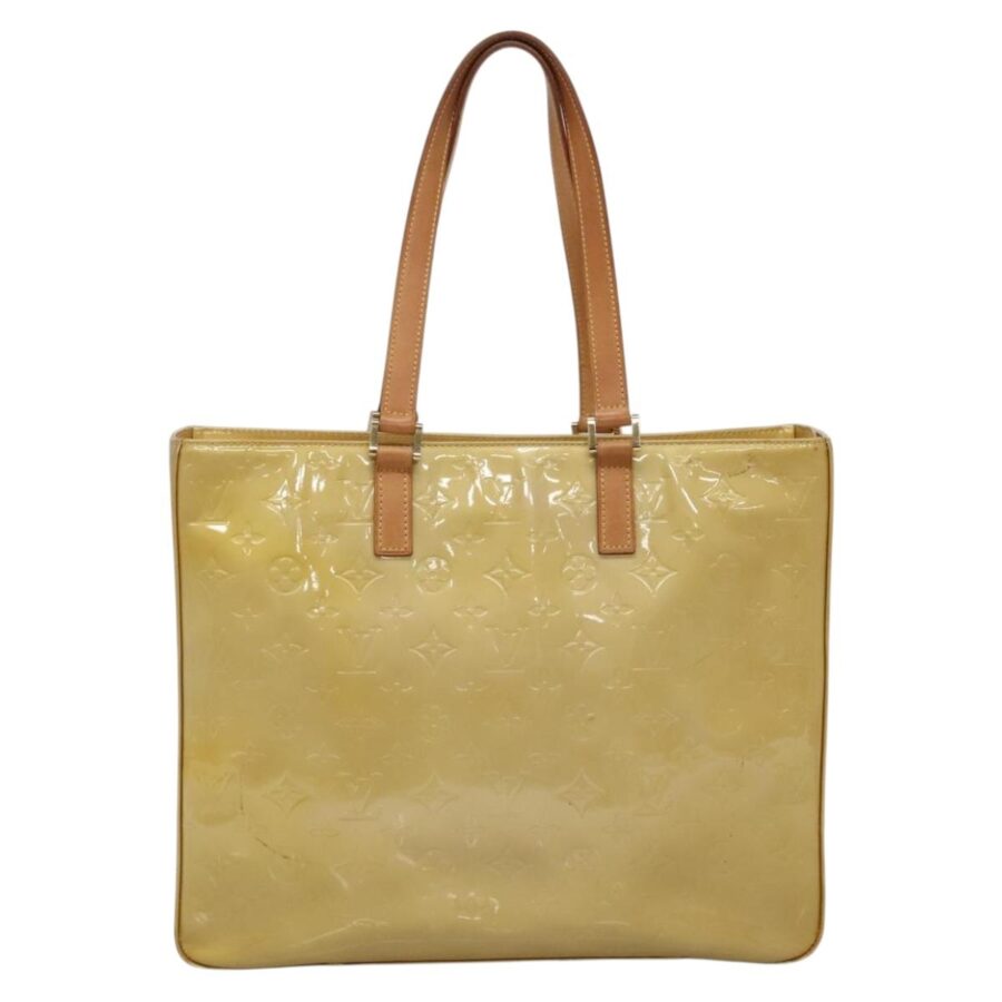 Louis Vuitton Columbus Beige Patent Leather Tote Bag ( ) | Studio Nafay
