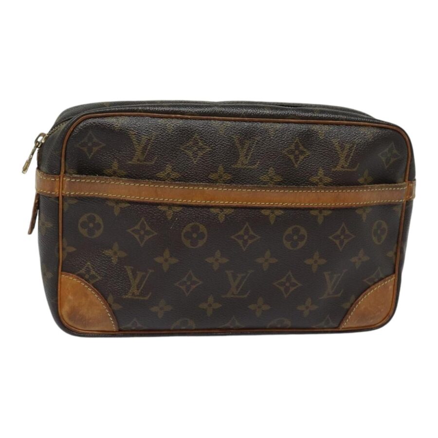 Monogram Compiegne 28 Clutch Bag with Detailing | Studio Nafay