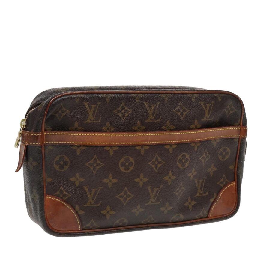Monogram Canvas Clutch Bag with Storage Odor | Studio Nafay