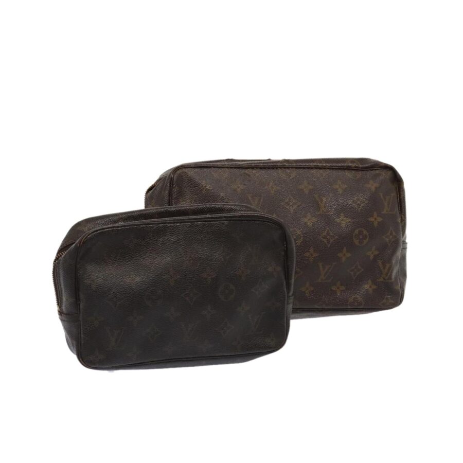 Monogram Canvas Clutch Bag Set from France | Studio Nafay