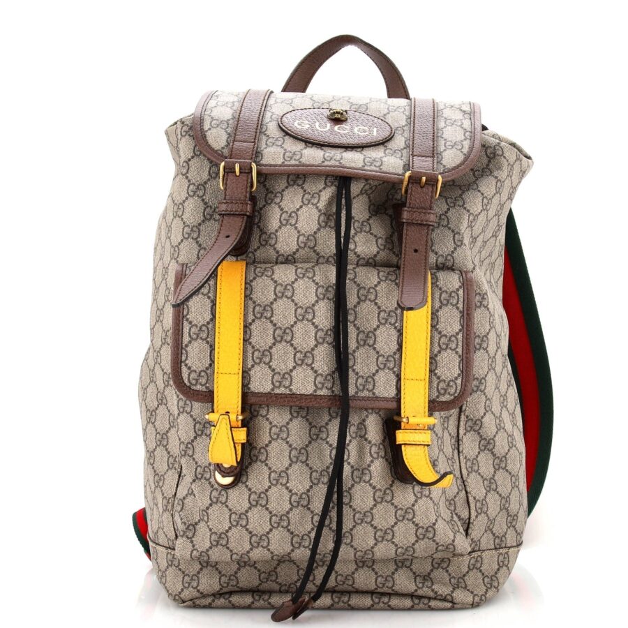 Courrier Soft Backpack GG Coated Canvas Large | Studio Nafay