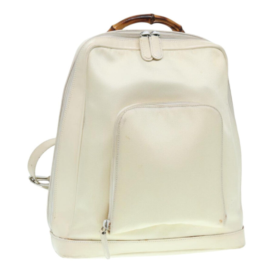 Bamboo Backpack OffWhite | Studio Nafay