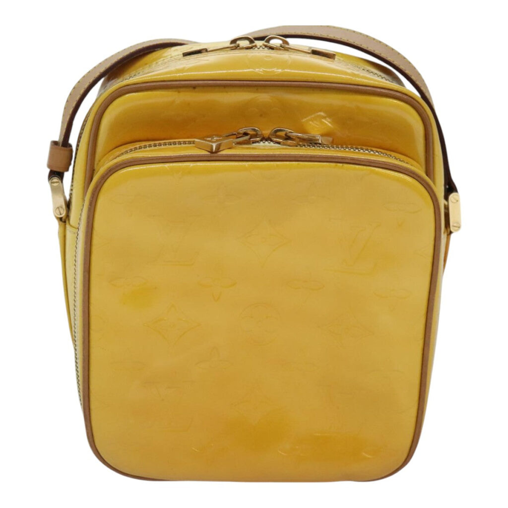 Pochette Accessoires Crossbody Patent Yellow - Product Image 2