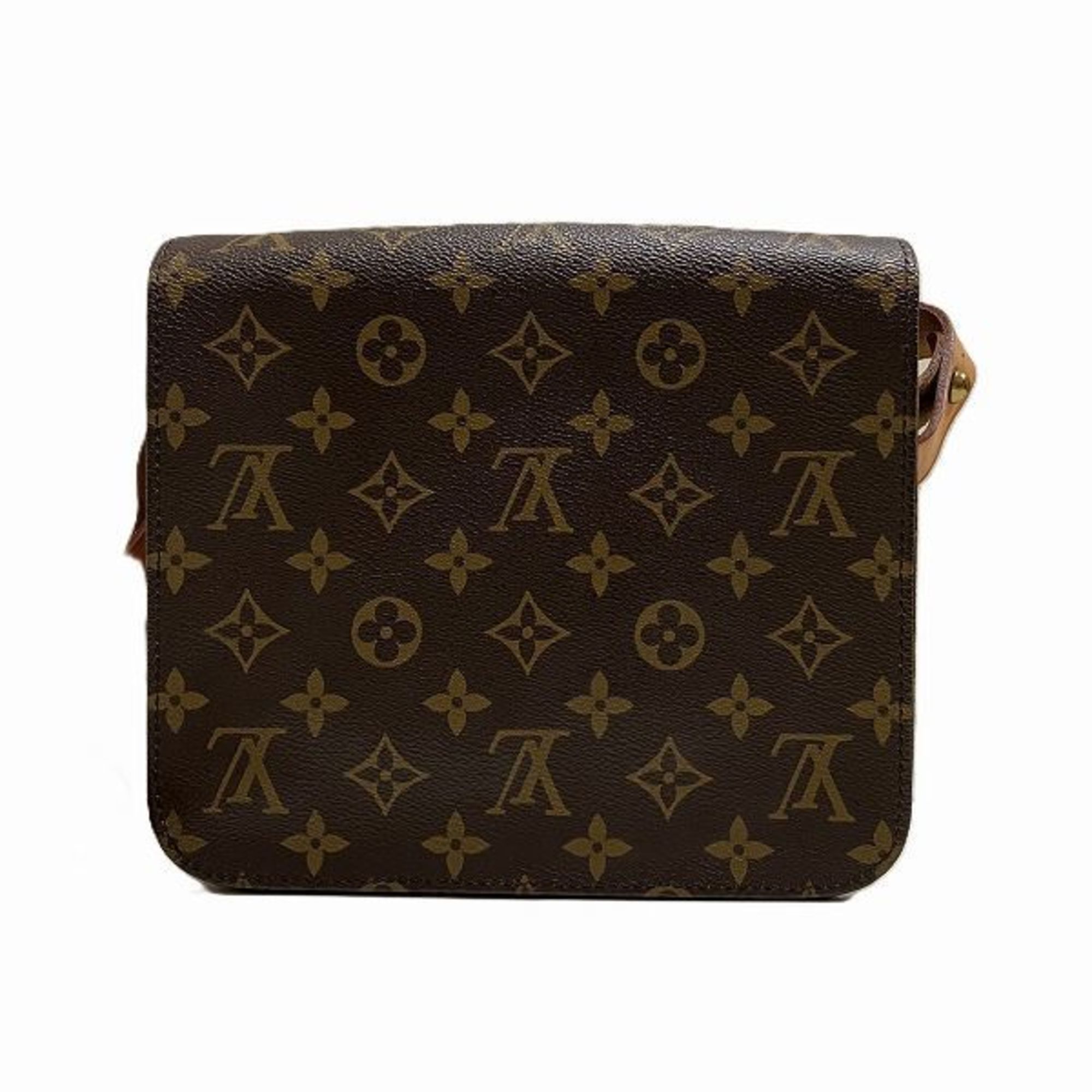 Cartouchiere Canvas Crossbody Bag with Dust Bag