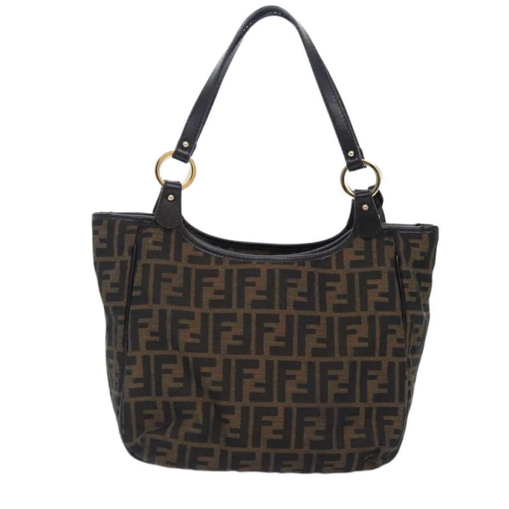Fendi Brown Canvas Tote Bag () - Product Image 2