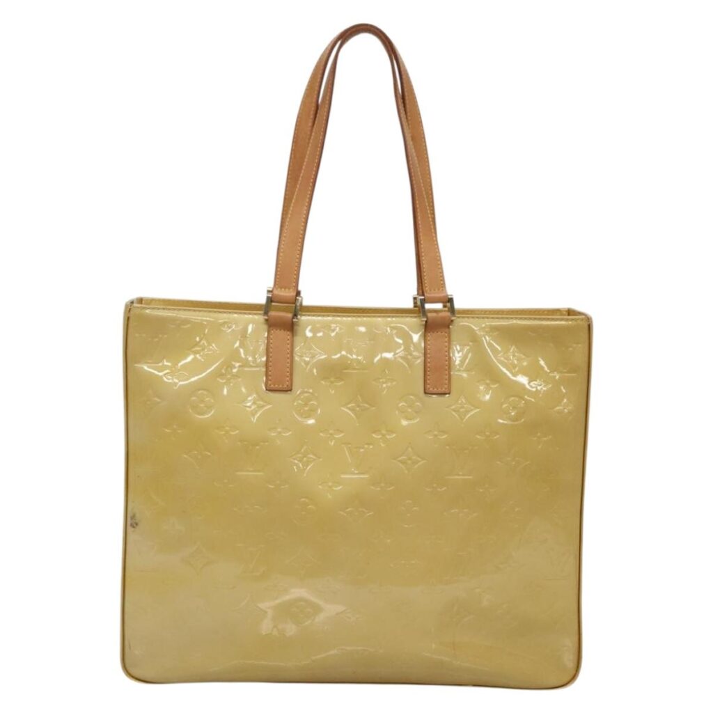 Louis Vuitton Columbus Beige Patent Leather Tote Bag ( ) - Product Image 2