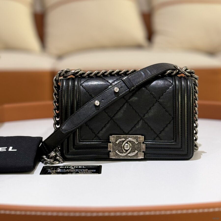 Chanel Small Black Elegant Handbag 5 | Studio Nafay