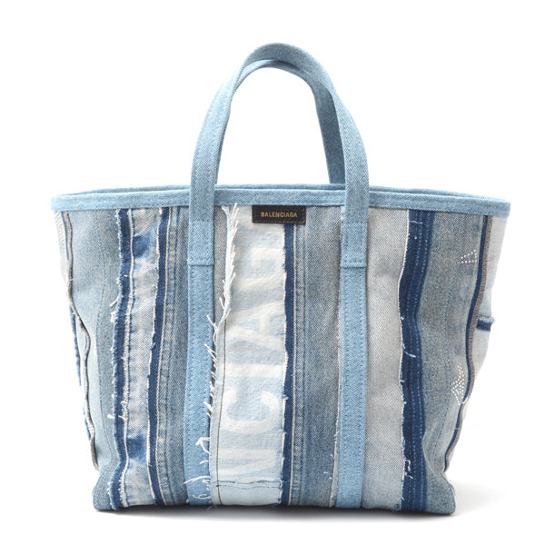 Balenciaga Denim Tote Bag Barbes 671409 | Studio Nafay
