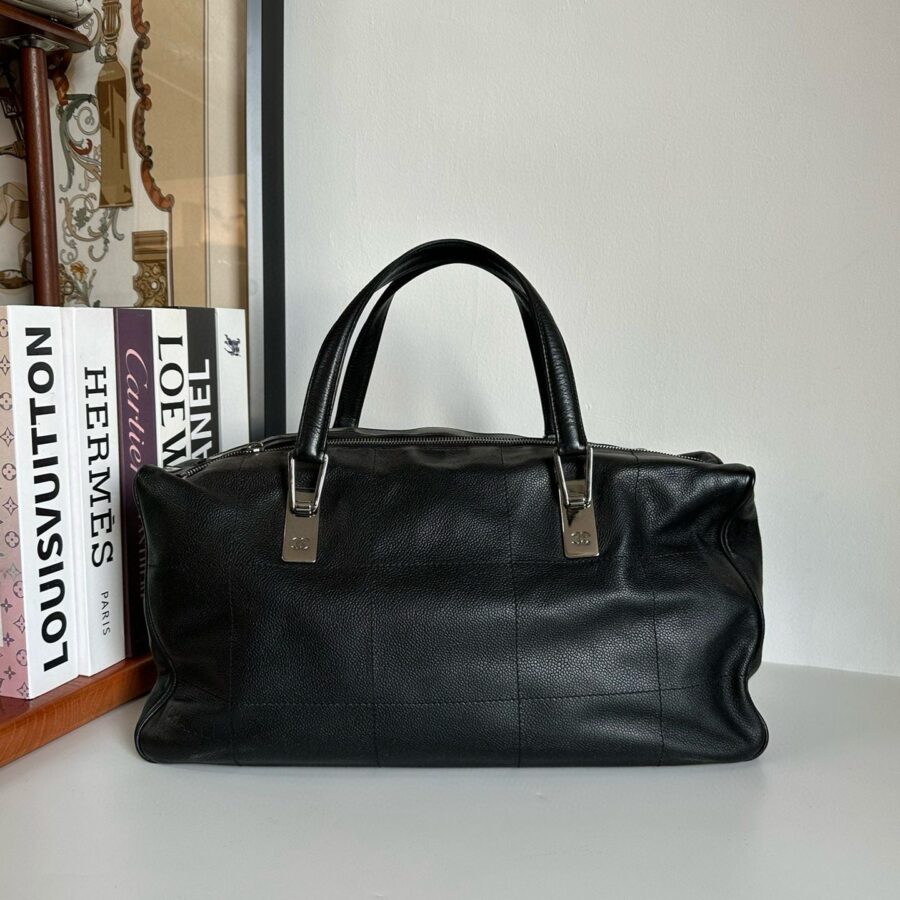 Chanel Square Quilt Bowler Handbag | Studio Nafay