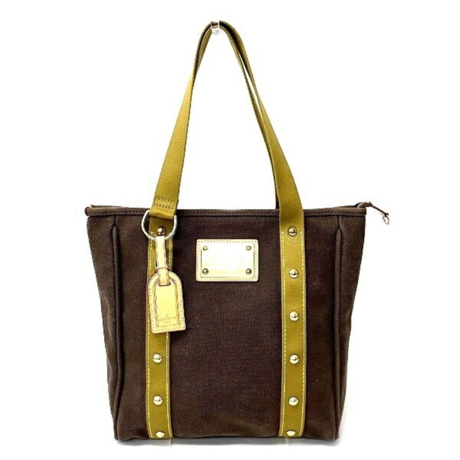 Louis Vuitton Cotton Canvas Shoulder Bag Tote Bag | Studio Nafay