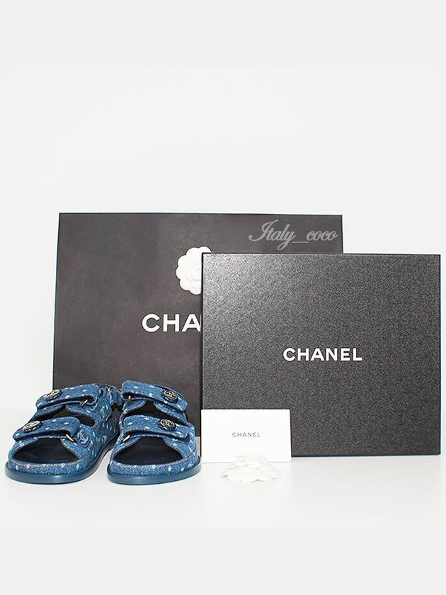 Chanel Leather Blue Handbag Style 3