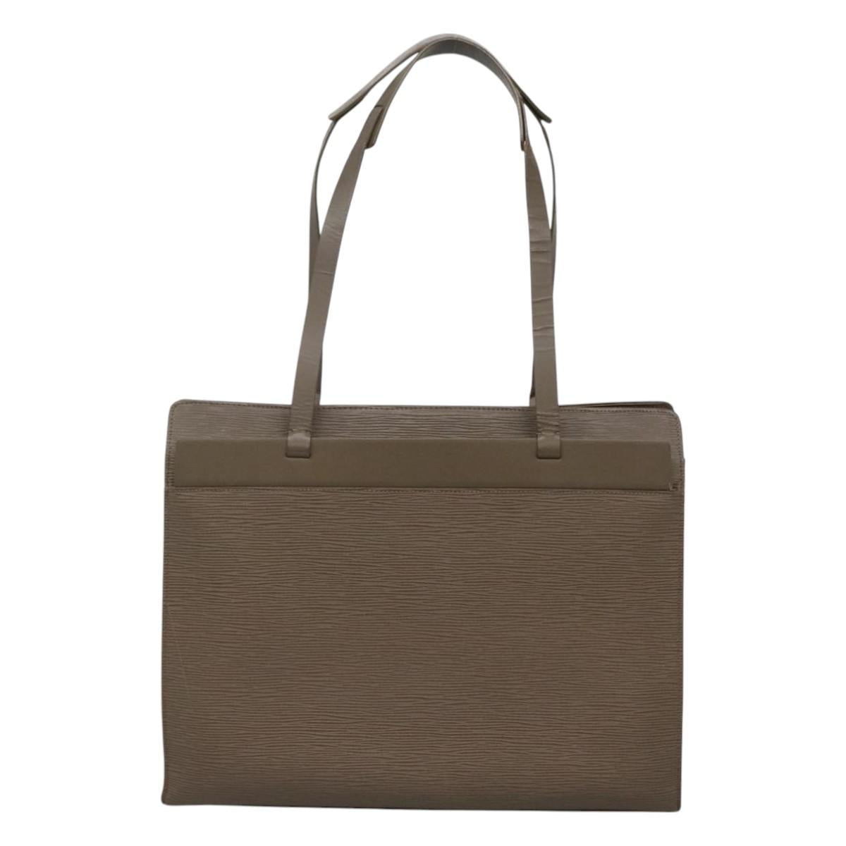 Louis Vuitton Croisette Brown Leather Tote Bag ( )